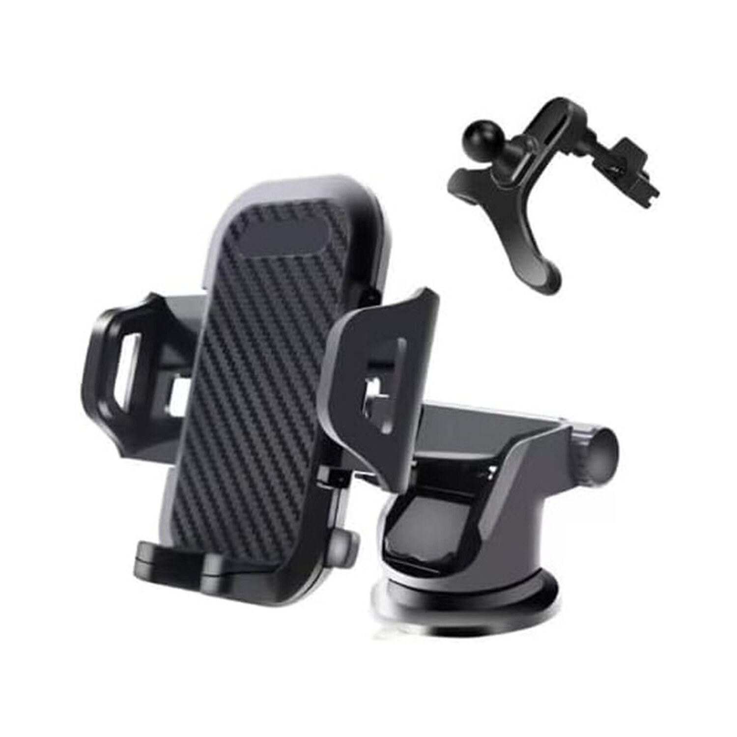 41YsFuu4h-L._AC_ UrbanX Mobile Phone Car Holder Mount Windshield/Air Vent/Dashboard Cell Phone Holder for Car 360 Degree Rotation Universal Suction Mount Stand- Black