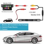 UrbanX UX100 HD Backup Camera Rear View License Plate 150° Angle Reverse Camera, Clear Night Vision And Waterproof. Supports Any Pickup, Truck, Car & SUV.