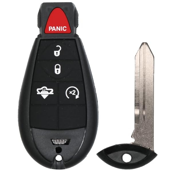 Keys4Less 2018 RAM Truck Key Fob - Fcc: Gq4-53T, Gq453T - Pn: 68521303 - 5 Button