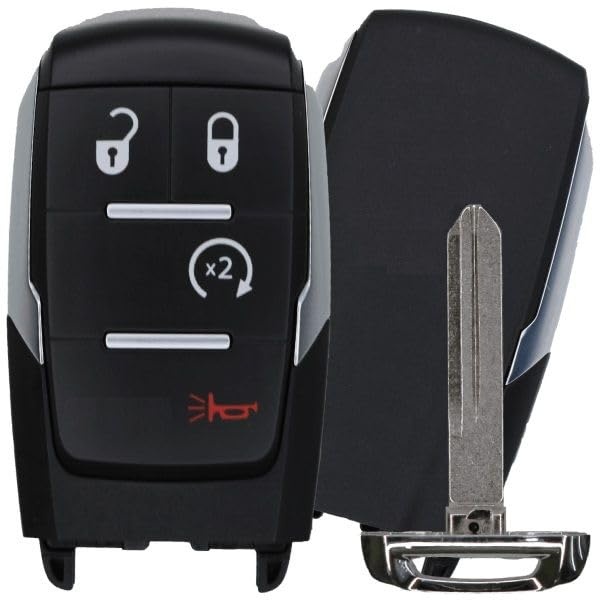 Keys4Less 2019-2024 Ram 2500 3500 4500 5500 Key Fob - Fcc: Gq4-76T, Gq476T - Pn: 68547362, 68547362Ab - 4 Button