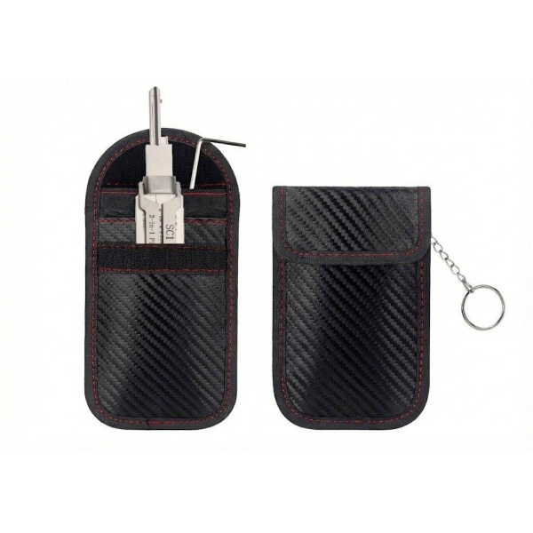 Keys4Less Heavy-Duty Cylinder Puller Kit with Removal Tool & Faraday Case