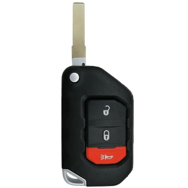 UrbanX Replacement 2019-2023 Jeep Gladiator Key Fob – Fcc: Oht1130261 – Pn: 68416782, 68416782Aa, 68416782Ab – 3 Button