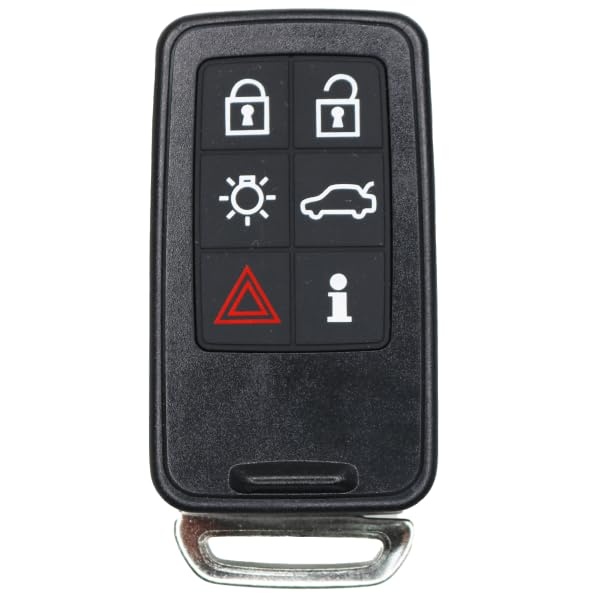 UrbanX Replacement 2010 Volvo S80 Key Fob – Fcc: Kr55Wk49266 – Pn: 30659502 – 6 Button