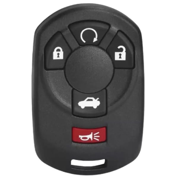 UrbanX Replacement 2005-2007 Cadillac STS Key Fob – Fcc: M3N65981403 – Pn: 15212383, 15212382 – 5 Button