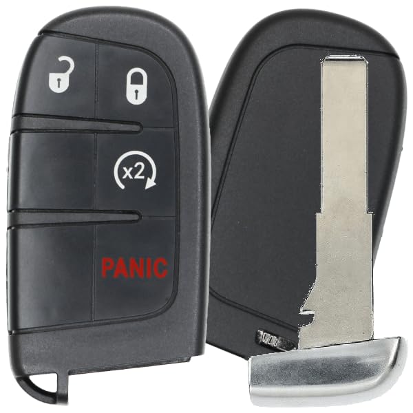 41UtzBtgSaL.jpg UrbanX Replacement 2021 Jeep Renegade Key Fob – Fcc: M3N-40821302, M3N40821302 – Pn: 735636994 – 4 Button - Image 1