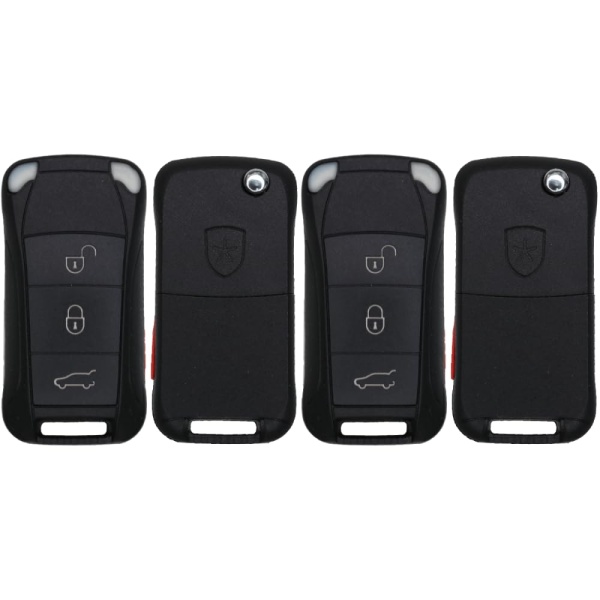 UrbanX Replacement 2001-2004 Porsche Cayenne Key Fob – Fcc: Kr55Wk45032 – Pn: 7L5-959-753-B-K – 4 Button