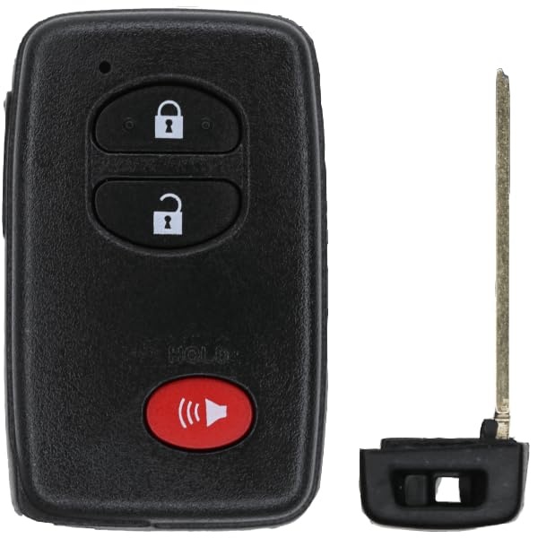 UrbanX Replacement 2008-2013 Toyota Highlander Key Fob – Fcc: Hyq14Aab – Pn: 89904-48100, 89904-06041, 89904-07030 – 3 Button