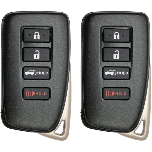 UrbanX Replacement 2019 Lexus RX450h Key Fob – Fcc: Hyq14Fbb – Pn: 89904-0E160 – 4 Button
