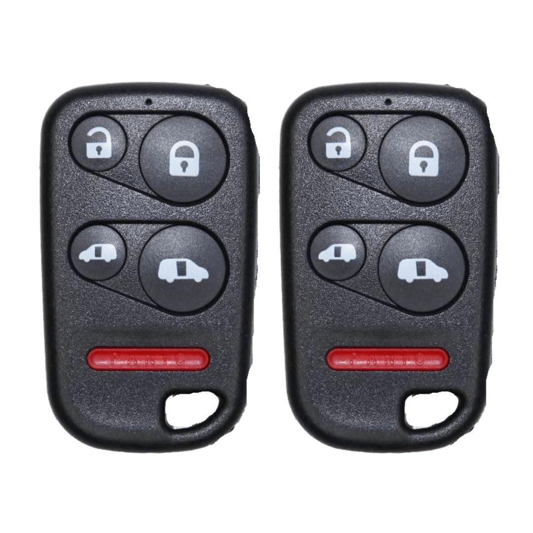 UrbanX (2-Pack) Replacement 2003 Honda Odyssey Key Fob – FCC: OUCG8D-440H-A, OUCG8D440HA – PN: 72147-S0X-A01, 72147-S0X-A02 – 5 Button UrbanX (2-Pack) Replacement 2003 Honda Odyssey Key Fob – FCC: OUCG8D-440H-A, OUCG8D440HA – PN: 72147-S0X-A01, 72147-S0X-A02 – 5 Button