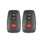 UrbanX (2-Pack) Replacement 2021 Toyota Corolla Hatchback Key Fob – FCC: HYQ14FBN – PN: 8990H-12180, 8990H12180 – 3 Button