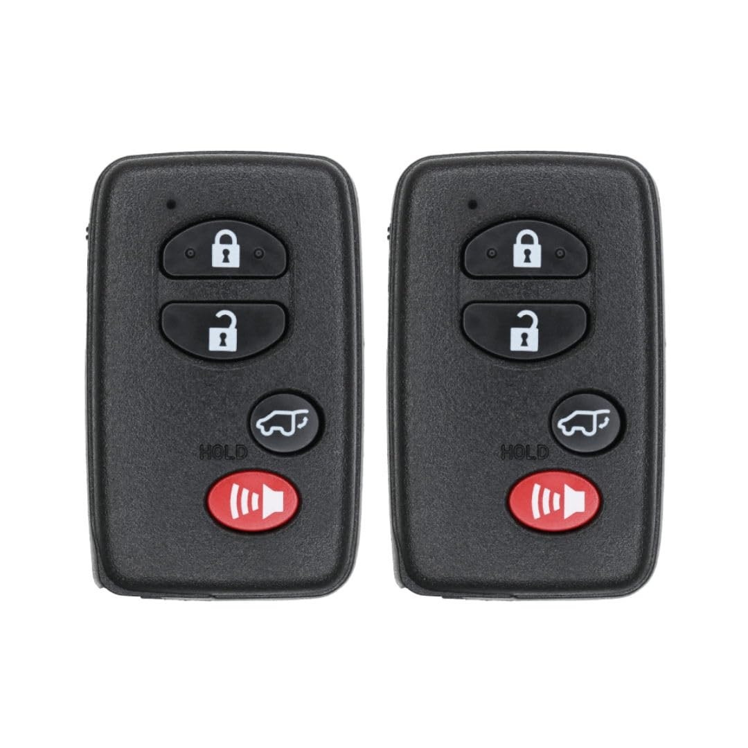 UrbanX (2-Pack) Replacement 2008-2013 Toyota Highlander Key Fob – FCC: HYQ14AAB – PN: 89904-48110 – 4 Button - product photo UrbanX (2-Pack) Replacement 2008-2013 Toyota Highlander Key Fob – FCC: HYQ14AAB – PN: 89904-48110 – 4 Button - Image 1