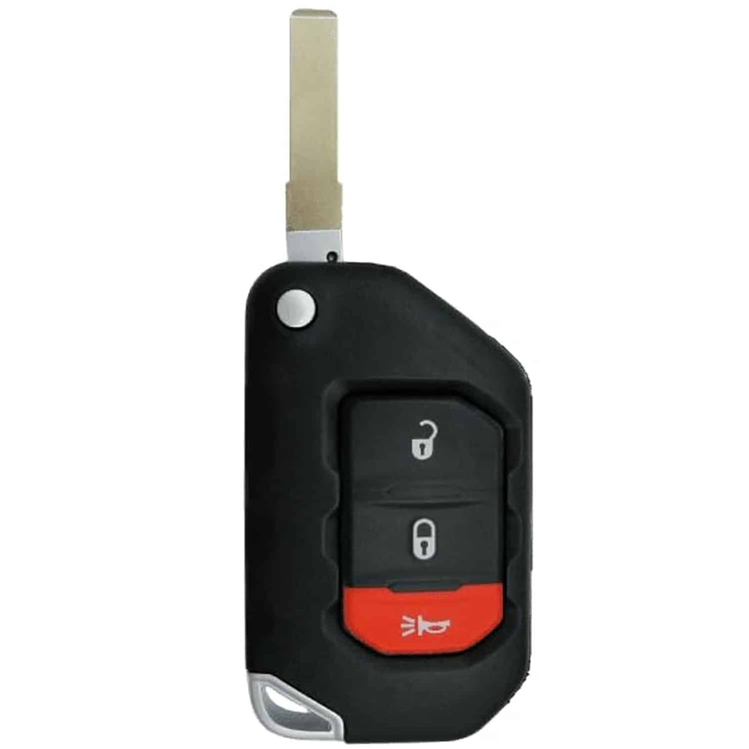Version 1.0.0 UrbanX Replacement 2019-2023 Jeep Gladiator Key Fob – FCC: OHT1130261 – PN: 68416782, 68416782AA, 68416782AB – 3 Button - Image 1