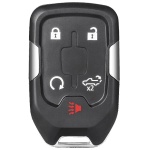 UrbanX Replacement 2019 GMC Sierra Key Fob – FCC: HYQ1EA – PN: 13508398, 13529632, 13591396 – 5 Button