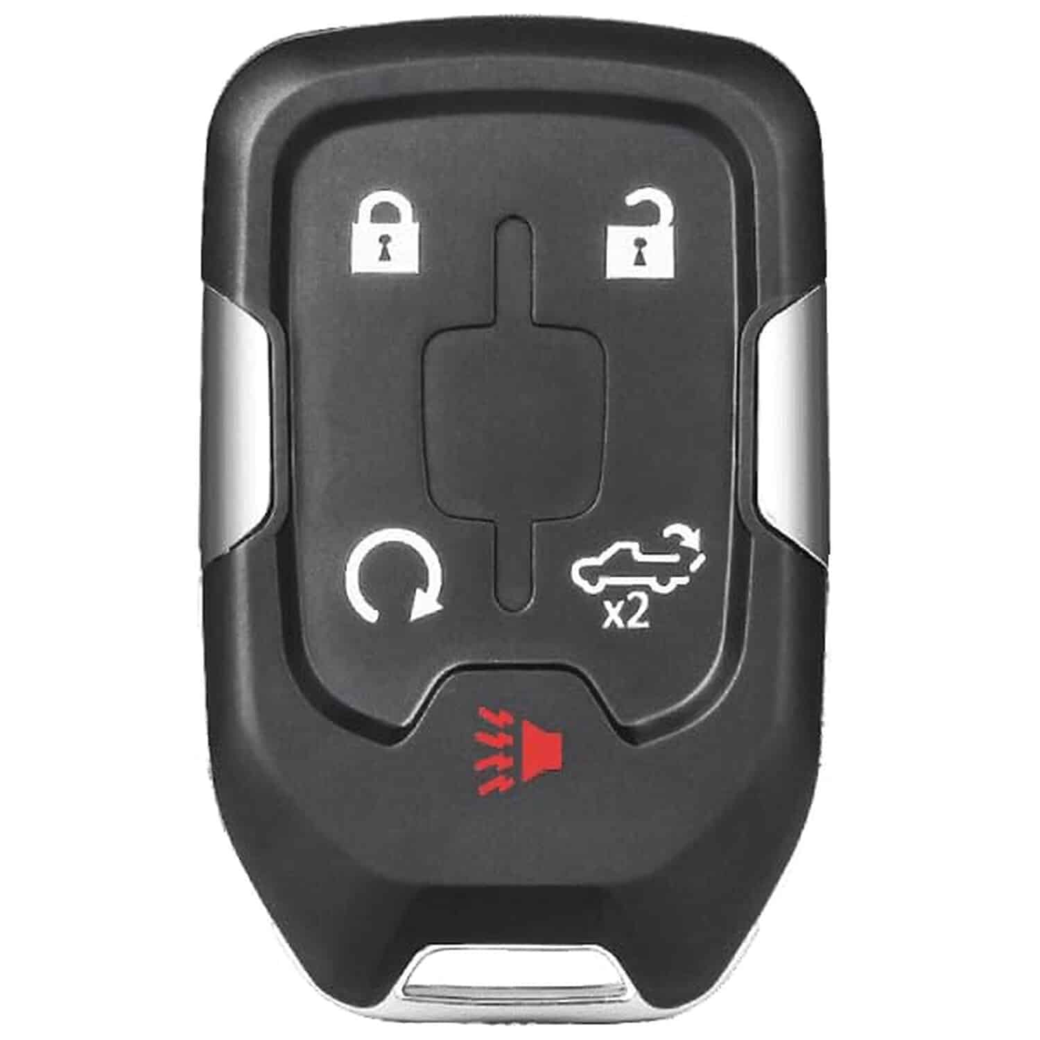 Version 1.0.0 UrbanX Replacement 2019 GMC Sierra Key Fob – FCC: HYQ1EA – PN: 13508398, 13529632, 13591396 – 5 Button - Image 1