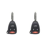 UrbanX (2-Pack) Replacement 2005-2007 Chrysler 300 Key Fob – FCC: KOBDT04A – PN: 05179514AA – 4 Button