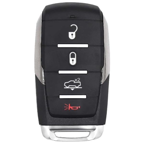 Version 1.0.0 UrbanX Replacement 2024 RAM 1500 Key Fob – Fcc: Oht-4882056, Oht4882056 – Pn: 68584152 – 4 Button - Image 1