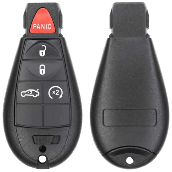 Version 1.0.0 UrbanX Replacement 2014 Dodge Dart Key Fob – FCC: M3N32297100 – PN: 56046773AA – 5 Button - Image 1