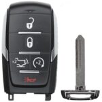 UrbanX Replacement 2019 Ram 1500 Key Fob – FCC: OHT-4882056, OHT4882056 – PN: 68584154, 68584154AA – 5 Button