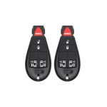 UrbanX (2-Pack) Replacement 2008 Dodge Grand Caravan Key Fob – FCC: IYZ-C01C – PN: 56046713 – 5 Button