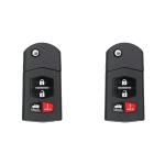 UrbanX (2-Pack) Replacement 2010 Mazda Cx-9 Key Fob – Fcc: Bgbx1T478Ske125-01 – Pn: Bbm4-67-5Ry – 4 Button