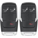 UrbanX (2-Pack) Replacement 2021 Ram 3500 Key Fob – FCC: GQ4-76T – PN: 68381171, 68381171AC – 3 Button