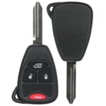 UrbanX Replacement 2008 Chrysler Pacifica Key Fob – FCC: M3N65981772, M3N5WY72XX – PN: 04589053 – 4 Button