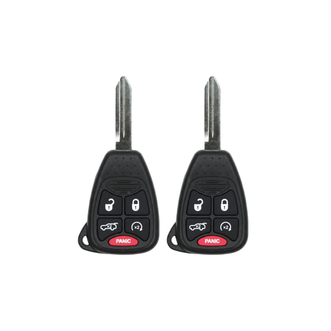 Version 1.0.0 UrbanX (2-Pack) Replacement 2008-2014 Dodge Avenger Key Fob – FCC: OHT692427AA, OHT692713AA, KOBDT04A – PN: 68029834, 68003389 - Image 1