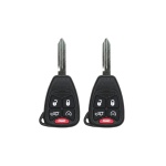 UrbanX (2-Pack) Replacement 2007-2010 Chrysler Sebring Key Fob – FCC: OHT692427AA, OHT692713AA, KOBDT04A – PN: 68029834, 68003389