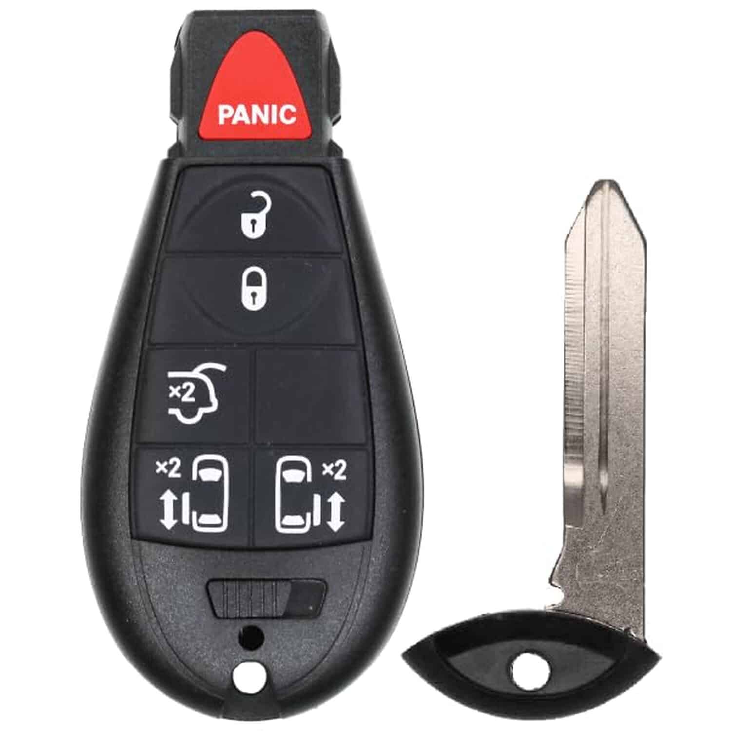 Version 1.0.0 UrbanX Replacement 2009 Chrysler Town & Country Key Fob – FCC: IYZ-C01C – PN: 56046704, 56046705 – 6 Button - Image 1