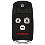 UrbanX (2-Pack) Replacement 2007-2008 Acura TL Key Fob – FCC: OUCG8D-439H-A – PN: 35111-SEP-306, 35111-SEP-307 – 4 Button - Image 2