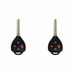 UrbanX (2-Pack) Replacement 2013 Subaru BRZ Key Fob – FCC: HYQ12BBY – PN: 57497-CA110 – 3 Button