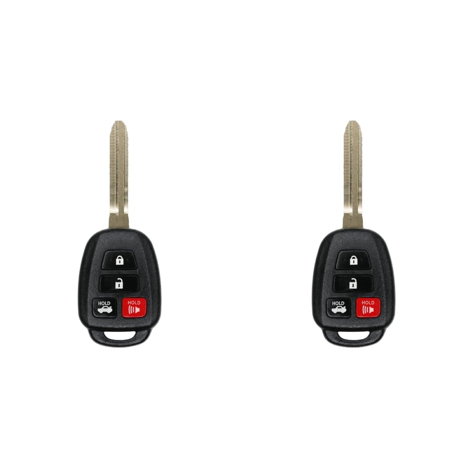 Version 1.0.0 UrbanX (2-Pack) Replacement 2017 Toyota 86 Key Fob – FCC: HYQ12BEL – PN: SU003-05282 – 4 Button - Image 1