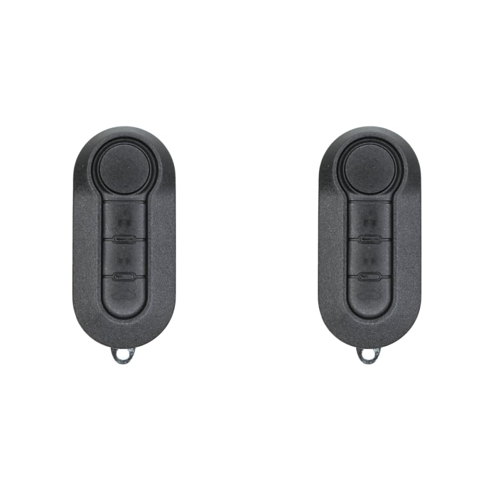 Version 1.0.0 UrbanX (2-Pack) Replacement 2014 Fiat 500L Key Fob – Fcc: Rx2Trf198, 2Adpxtrf198 – Pn: N/A – 3 Button - Image 1