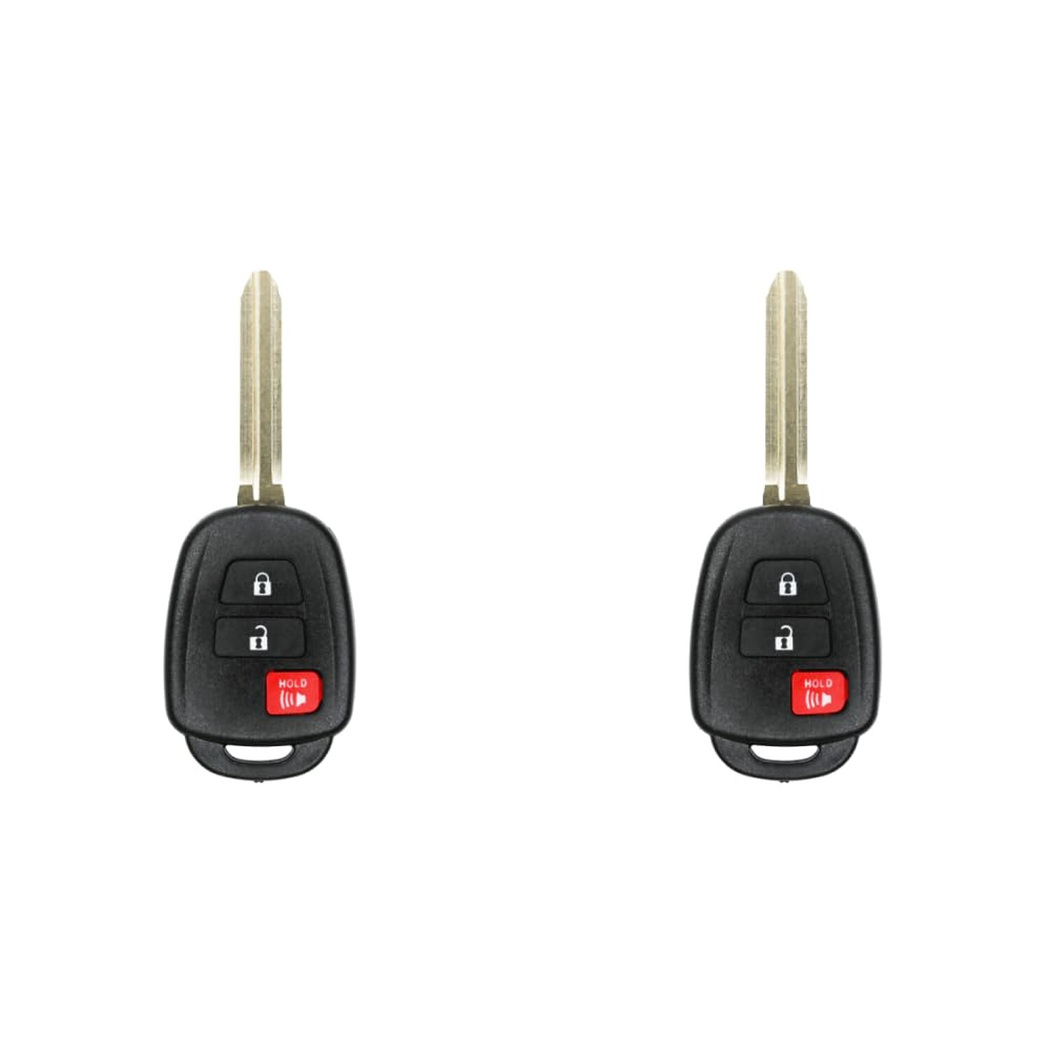 Version 1.0.0 UrbanX (2-Pack) Replacement 2013-2017 Toyota RAV4 Key Fob – FCC: HYQ12BDP – 0 Button - Image 1