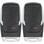 UrbanX (2-Pack) Replacement 2019-2024 RAM Limited Key Fob – FCC: GQ4-76T – PN: 68575425 – 0 Button