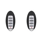 UrbanX (2-Pack) Replacement 2014-2015 Infiniti QX60 Key Fob – FCC: KR5S180144014 – PN: 285E3-9PA5A – 5 Button