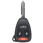 UrbanX Replacement 2006-2007 Dodge Charger Key Fob – Fcc: Kobdt04A – Pn: 05179514Aa – 4 Button