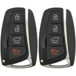 UrbanX (2-Pack) Replacement 2013-2018 Hyundai Santa Fe Sport Key Fob – FCC: SY5DMFNA04 – PN: 95440-4Z200 – 4 Button