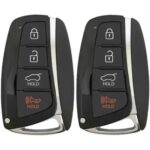 UrbanX (2-Pack) Replacement 2013-2018 Hyundai Santa Fe Sport Key Fob – FCC: SY5DMFNA04 – PN: 95440-4Z200 – 4 Button