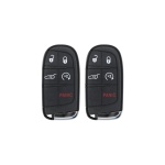 UrbanX (2-Pack) Replacement 2014 Jeep Grand Cherokee Dodge Durango Key Fob – Fcc: M3N-40821302, M3N40821302 – Pn: 68143517, 68143505, 68150061 – 5 Button