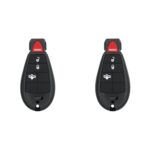 UrbanX (2-Pack) Replacement 2018 RAM Truck Key Fob – FCC: GQ4-53T, GQ453T – PN: 68521302 – 4 Button