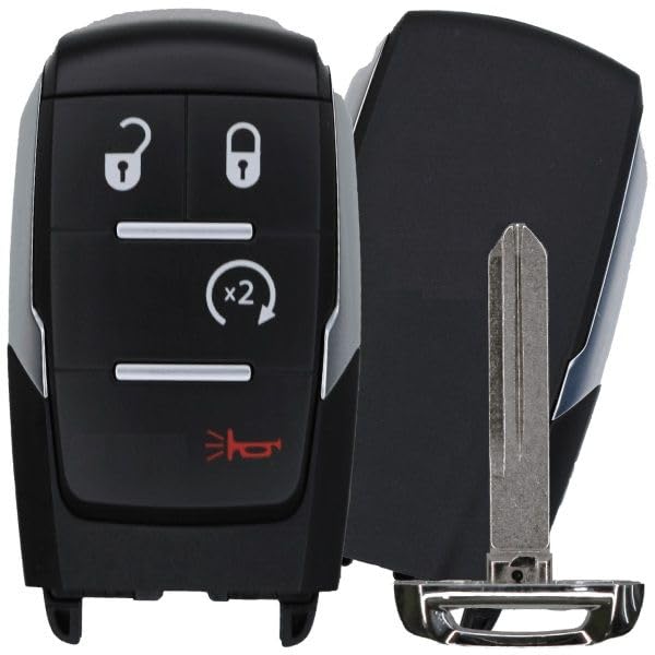 Version 1.0.0 UrbanX Replacement 2026 Ram 2500 3500 4500 5500 Key Fob – FCC: GQ4-76T, GQ476T – PN: 68547362, 68547362AB – 4 Button - Image 1