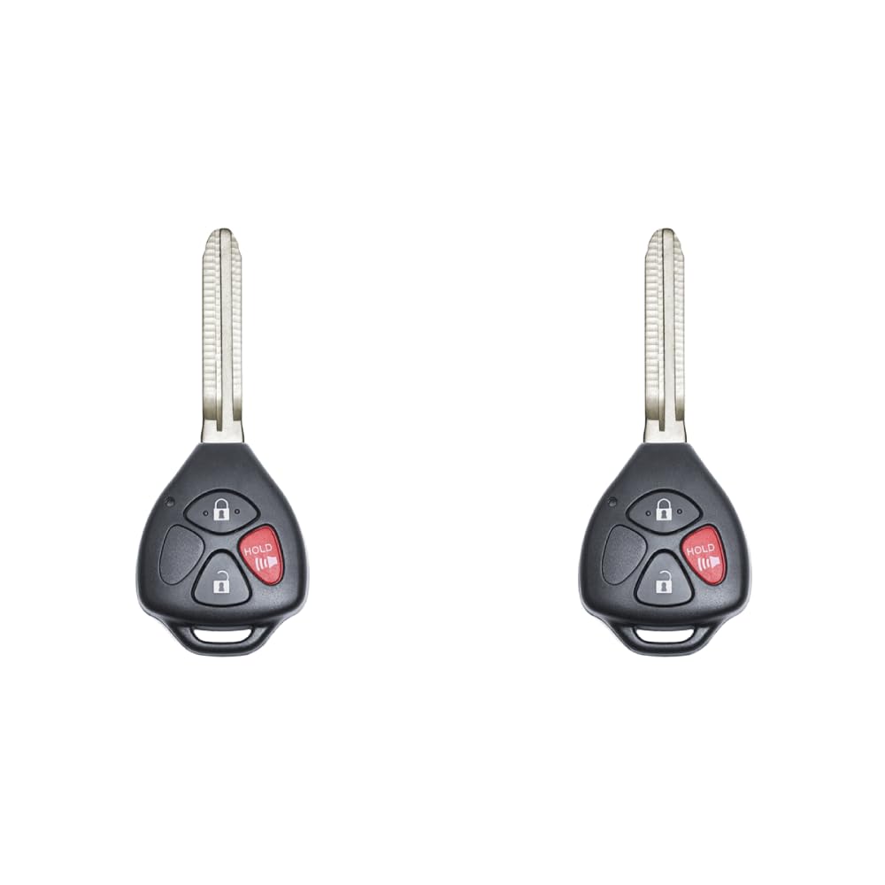 Version 1.0.0 (2-Pack) Replacement 2014 Toyota Yaris Key Fob