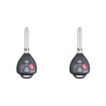 UrbanX (2-Pack) Replacement 2015 Toyota 4Runner Key Fob – FCC: HYQ12BBY, HYQ12BDC – PN: 89070-35170, 89070-42660, 89070-42750, 89070-42670 – 3 Button