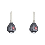 UrbanX (2-Pack) Replacement 2014 Toyota Yaris Key Fob – FCC: HYQ12BBY, HYQ12BDC – PN: 89070-35170, 89070-42660, 89070-42750, 89070-42670 – 3 Button