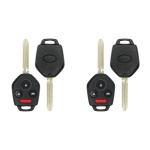 UrbanX (2-Pack) Replacement 2014 Subaru Forester Key Fob – FCC: CWTWBU766 – PN: 57497-FJ031 – 4 Button