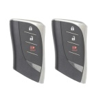 UrbanX (2-Pack) Replacement 2020 Lexus UX200 Smart Key Fob – Fcc: Hyq14Fbf – Pn: 8990H-76010 – 0 Button