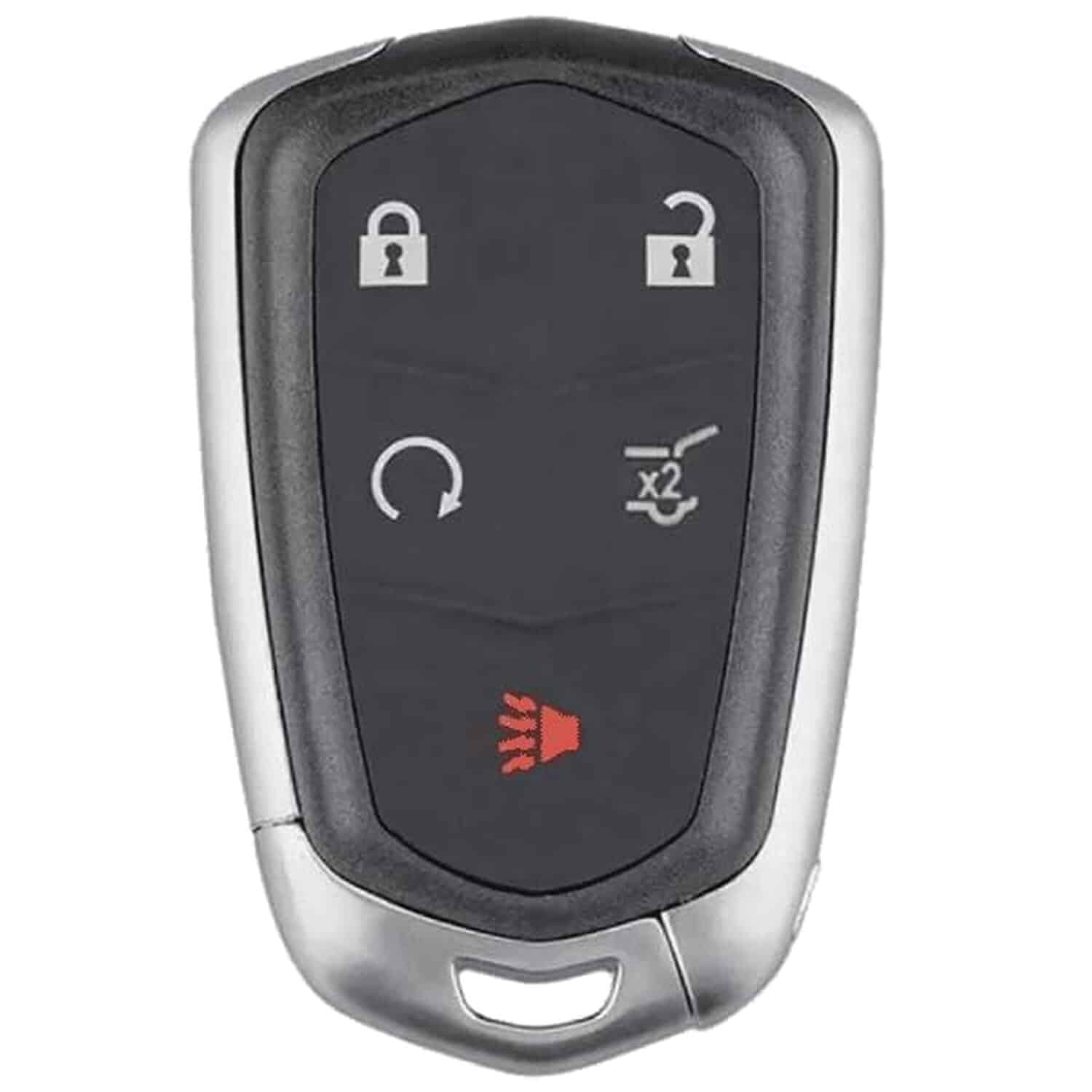 Version 1.0.0 UrbanX Replacement 2016 Cadillac SRX Key Fob – FCC: HYQ2AB – PN: 13580800, 13598528 – 0 Button - Image 1