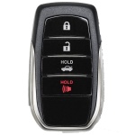 UrbanX Replacement 2020 Toyota Mirai Key Fob – FCC: HYQ14FBA – PN: 89904-62020 – 4 Button