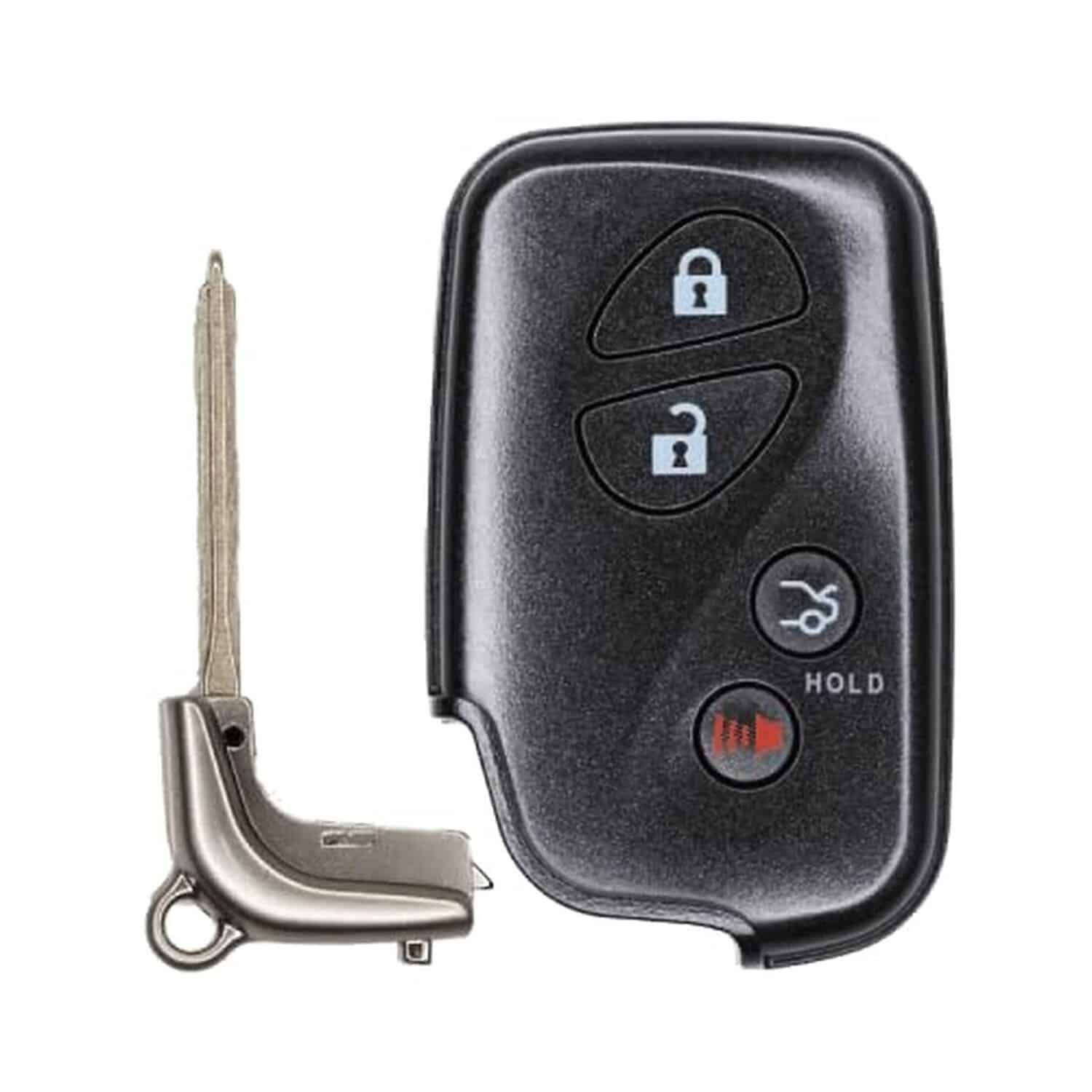 Version 1.0.0 UrbanX Replacement 2012 Lexus IS250 / IS350 Key Fob – FCC: HYQ14AEM, HYQ14AAB – PN: 89904-50380 – 4 Button - Image 1